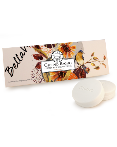 Details of the product Luxury Bar Soap Gift Set - Bella Vita <br>(3 different fragrances)